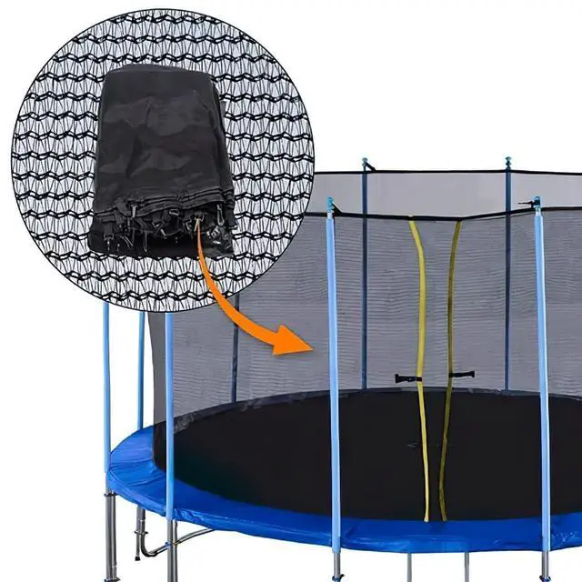 Main image of Trampoline Inner Enclosure Net Replacement Without Poles, Round Trampoline Safety Net with No Poles