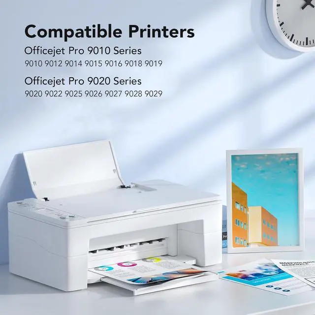 Alt view image 3 of 3 - 962XL Ink Cartridges Combo Pack Compatible Replacement for HP 962XL 962 Ink Cartridges to Use with HP OfficeJet Pro 9010 9012 9014 9015 9016 9018 9020 9022 9025 Printer (2BK)