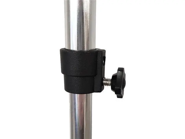 Alt view image 3 of 4 - Accessories-Aluminum Adjustable Boat Cover Support Pole from 22" to 70" Height with Male snap and Rubber end caps (cv)