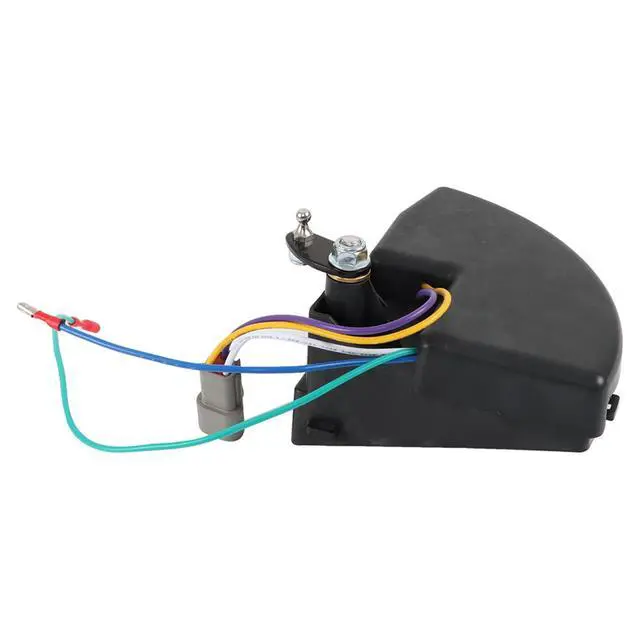 Alt view image 6 of 7 - 48V Golf Cart Wiper Switch Assembly Replacement, Push Button, Lever Actuator, Manual Operation, Black