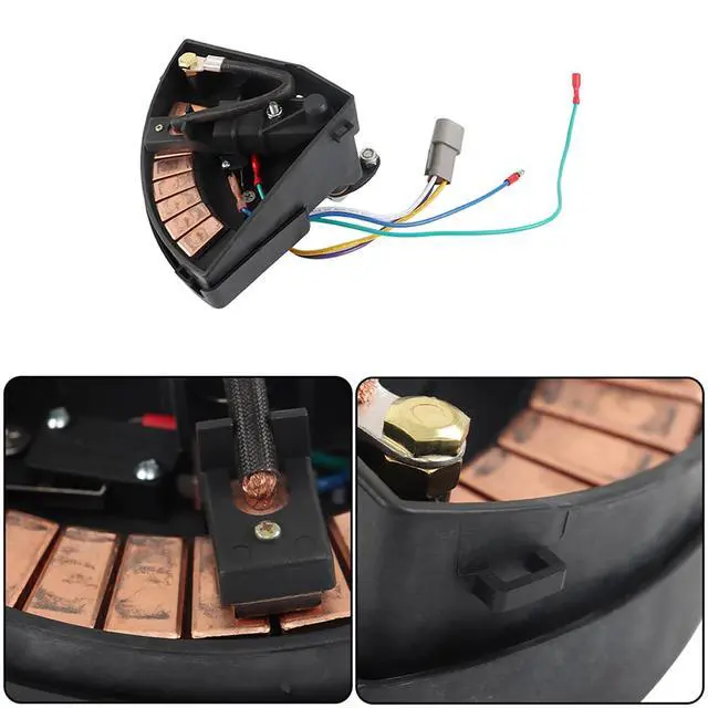 Alt view image 7 of 7 - 48V Golf Cart Wiper Switch Assembly Replacement, Push Button, Lever Actuator, Manual Operation, Black