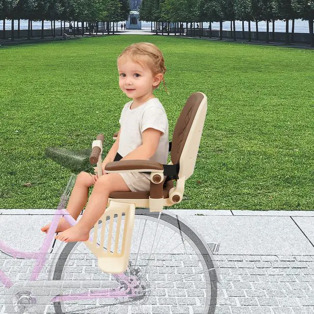 Alt view image 3 of 7 - Bicycle Child Seat Rear Mounted, 11 * 9.8in Seat 50kg/110.23 lbs Load Bike Rear Child Seat 3-Angle Adjustable, for Bicycles and Mountain Bikes