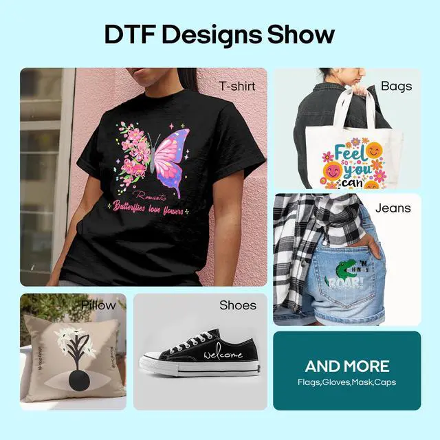 Alt view image 7 of 7 - DTF Ink White, Premium Transfer Printer Ink for Printhead ET-8550, L1800, L805, R2400, P400, P800, XP15000 Professional DTF Printers Direct to Film Heat Transfer Printing (W, 500ml)