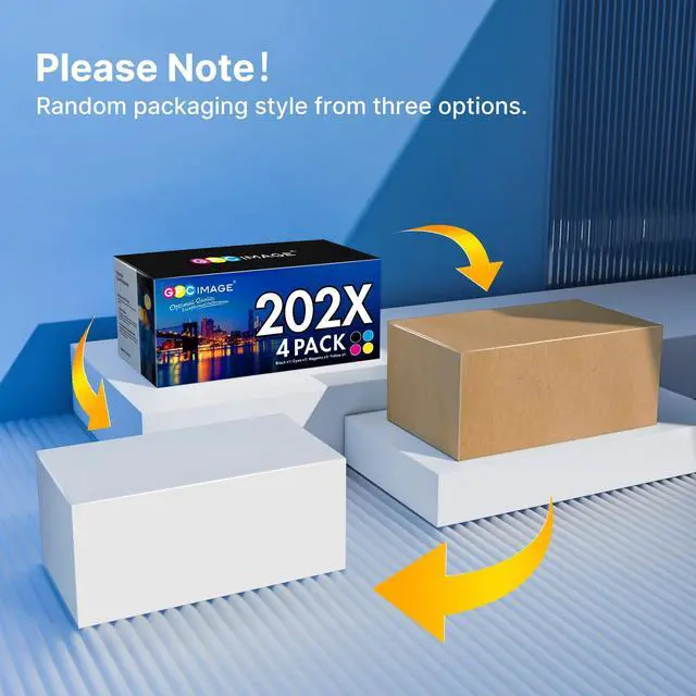 Alt view image 7 of 7 - Compatible 202X Toner Cartridge Replacement for HP 202X 202A CF500X CF500A to use with LaserJet Pro MFP M281fdw M254dw M281cdw M281 M281dw M280nw Toner Printer (Black Cyan Magenta Yellow)