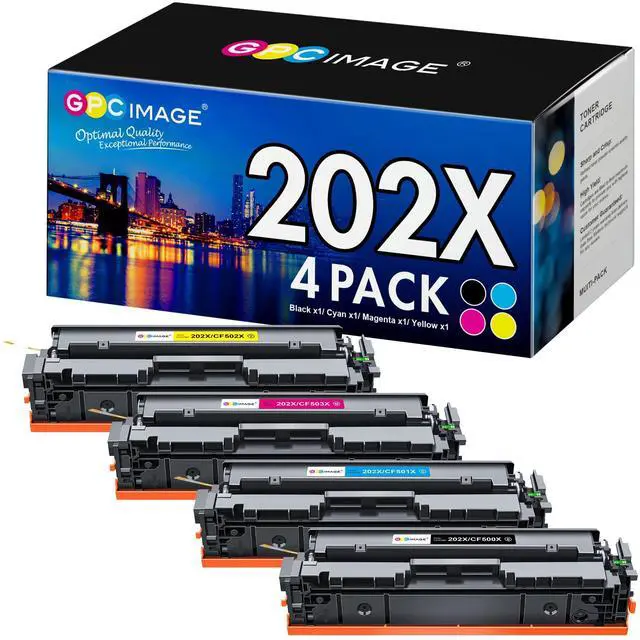 Main image of Compatible 202X Toner Cartridge Replacement for HP 202X 202A CF500X CF500A to use with LaserJet Pro MFP M281fdw M254dw M281cdw M281 M281dw M280nw Toner Printer (Black Cyan Magenta Yellow)