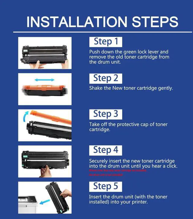 Alt view image 6 of 7 - TN227 Black High Yield Toner Cartridge Replacement for Brother TN-227BK TN227BK TN223BK TN 223BK for MFC-L3770CDW MFC-L3710CW MFC-L3750CDW HL-3290CDW HL-3210CW HL-3230CDW Printer TN2272PK
