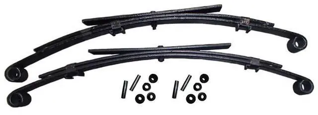 Main image of 103629001 Two Heavy Duty Leaf Spring Suspensions for Club Car Golf Carts 4 Rubber Bushings 2 Steel Sleeves