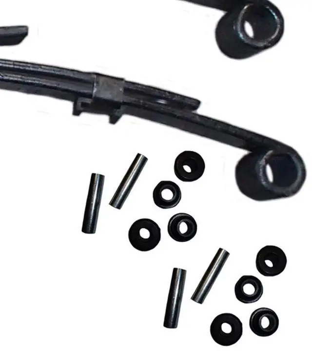 Alt view image 2 of 7 - 103629001 Two Heavy Duty Leaf Spring Suspensions for Club Car Golf Carts 4 Rubber Bushings 2 Steel Sleeves