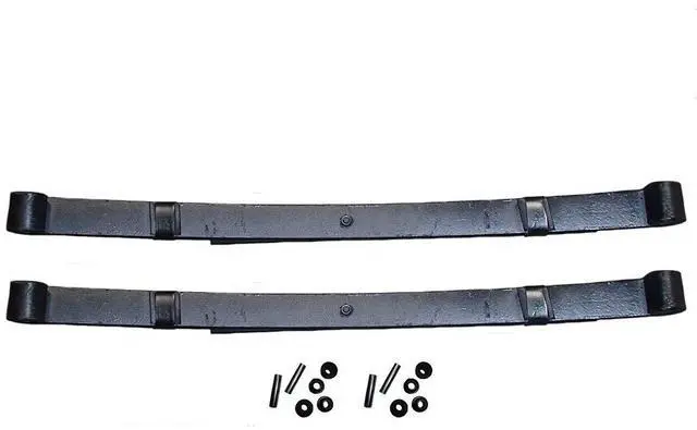 Alt view image 3 of 7 - 103629001 Two Heavy Duty Leaf Spring Suspensions for Club Car Golf Carts 4 Rubber Bushings 2 Steel Sleeves