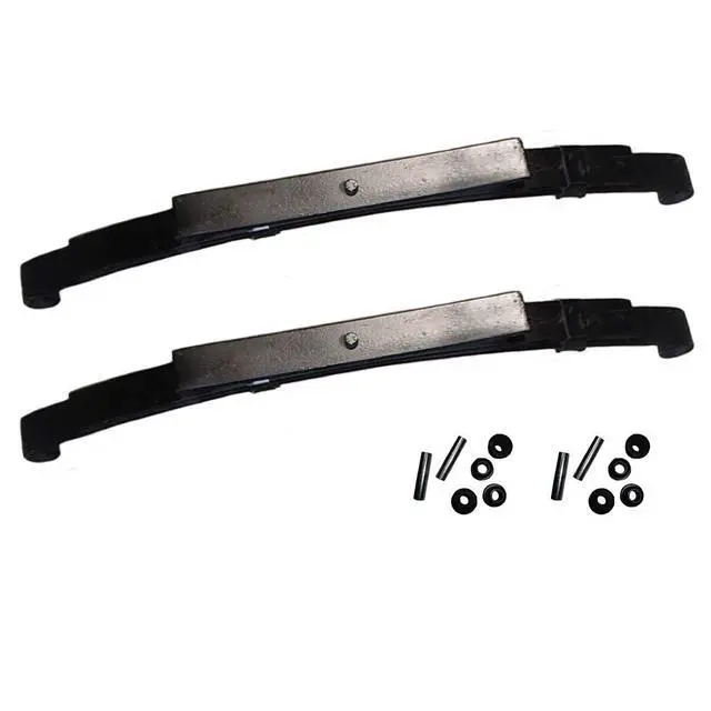Alt view image 4 of 7 - 103629001 Two Heavy Duty Leaf Spring Suspensions for Club Car Golf Carts 4 Rubber Bushings 2 Steel Sleeves
