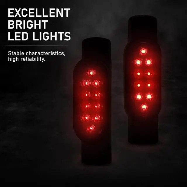 Alt view image 5 of 7 - Boat Trailer Guide-on Post Pipe Guide Lights LED Compatible with Standard 2" PVC for Guide ons Post Sealed Submersible Turn Signal Brake Marker Reverse