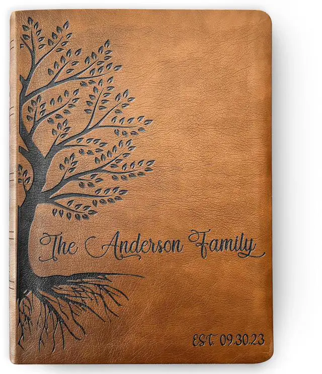 Main image of Personalized NASB Family Bible, NASB Wide Margin Custom Family Tree Bible, Christian Gift, Wedding Gift