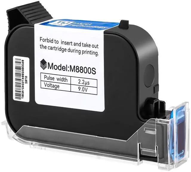 Main image of Original High Adhesion Fast-Drying Black Solvent Ink Cartridge 42ml for 0.5in/12.7mm Handheld Inkjet Printers