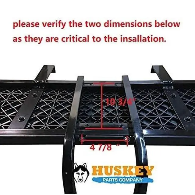 Alt view image 2 of 4 - Huskey Golf Cart Rear Seat Safety Grab Bar U-Shaped Hand Rail for Club CAR DS/Precedent Models, One Solid Piece with Mounting Hardware