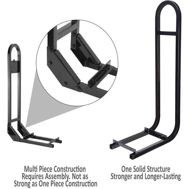 Alt view image 4 of 4 - Huskey Golf Cart Rear Seat Safety Grab Bar U-Shaped Hand Rail for Club CAR DS/Precedent Models, One Solid Piece with Mounting Hardware