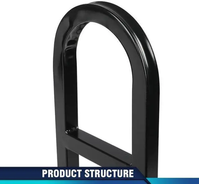 Alt view image 5 of 7 - Black Universal Golf Cart Rear Seat Safety Grab Bar Fit for EZGO, Club Car and Yamaha