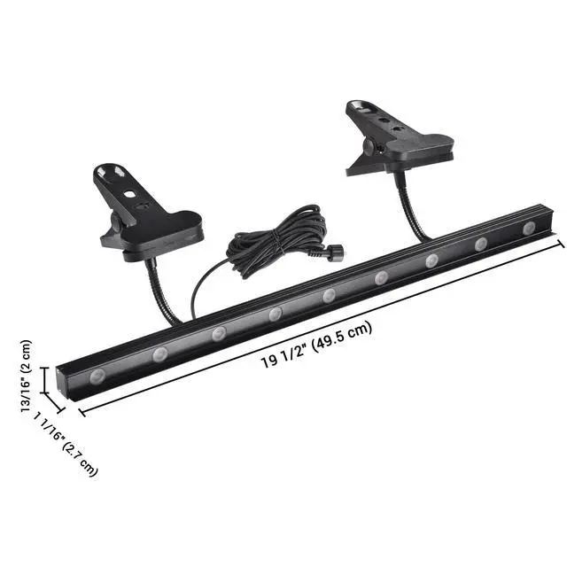 Alt view image 6 of 7 - Instahibit Adjustable LED Light for Retractable Banner Stand Trade Show 2 | Packs