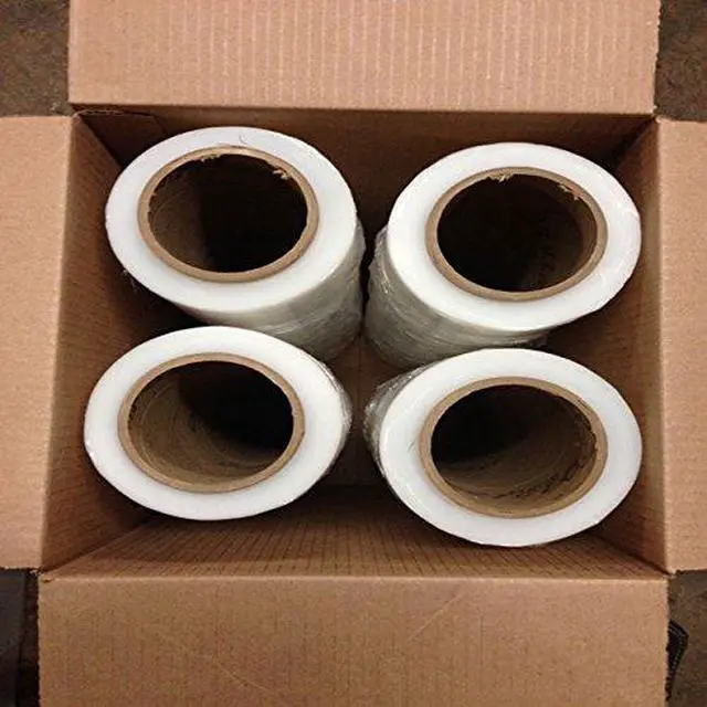 Alt view image 2 of 2 - 4 Rolls Stretch Heavy Duty Wrap 18"x1500' Per Roll 4 rolls Included