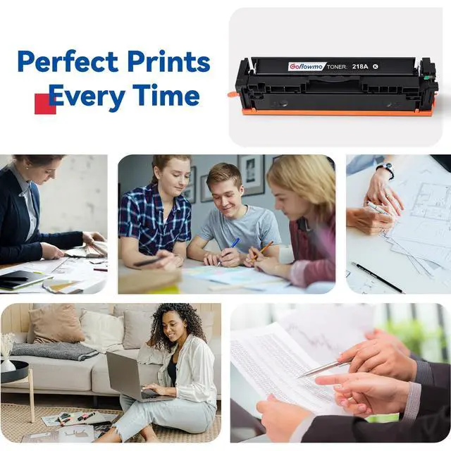 Alt view image 6 of 6 - 218A Toner Cartridges 1-Pack Black Compatible Replacement for HP Color Pro MFP 3301SDW 3301CDW 3301FDW 3201DW Printer 3301 3201 Series | W2180A
