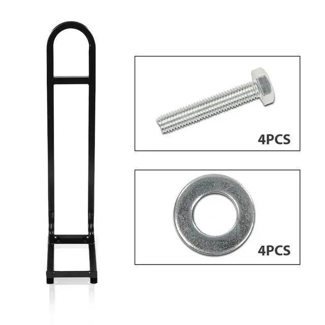 Alt view image 6 of 7 - Black Universal Safety Grab Bar | Fit for EZGO, Club Car, and Yamaha Golf Cart Rear Seat Stainless Steel