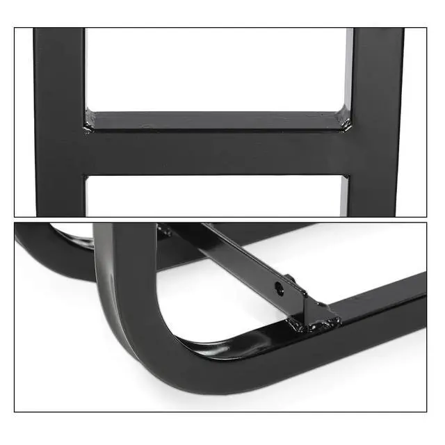 Alt view image 4 of 7 - Black Universal Safety Grab Bar | Fit for EZGO, Club Car, and Yamaha Golf Cart Rear Seat Stainless Steel