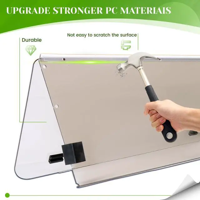 Alt view image 4 of 7 - Tinted Windshield Compatible with 2000.5-Up Club Car DS Golf Cart Fold Down Windscreen Smoke