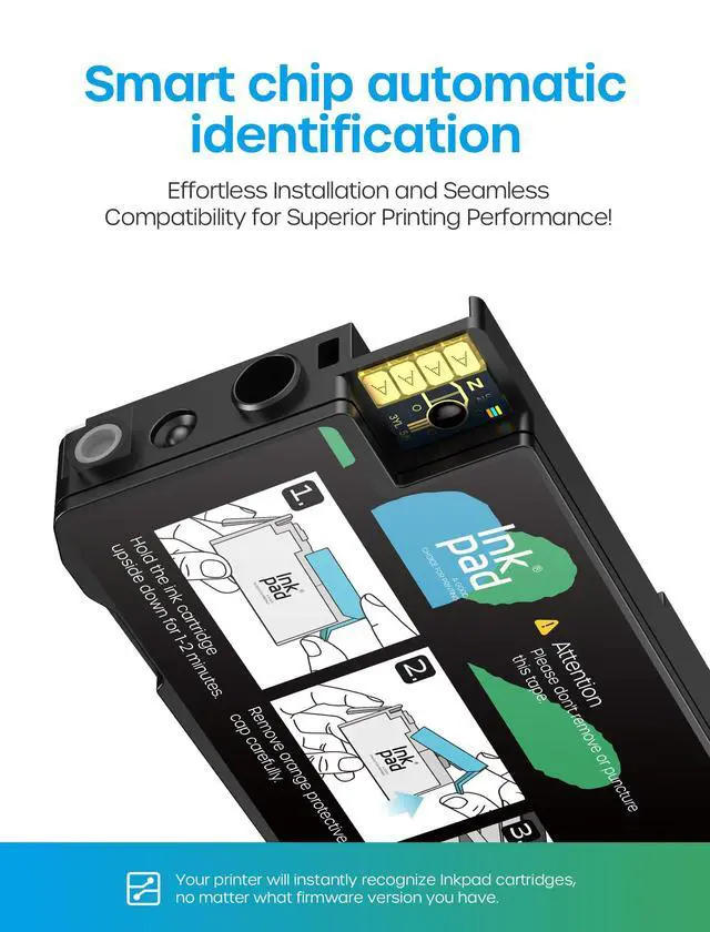 Alt view image 6 of 7 - 962XL Ink Cartridges Combo Pack Compatible with HP 962 962XL Ink | High Yield 962XL Color Ink Cartridges Use for Officejet Pro 9018e 9015e 9018 9012e 9015 9010 9018e 9020(4 Pack, B/C/M/Y)