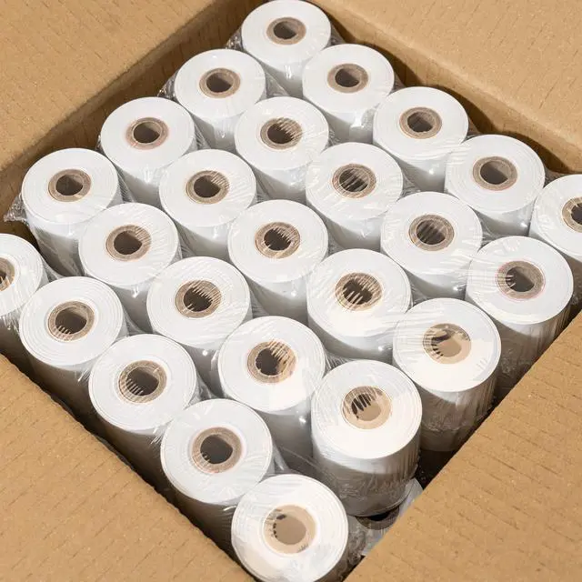Alt view image 5 of 6 - (150 Rolls) 2 1/4 x 85' First Data FD130 FD50 FD400 FD55 FD100Ti Thermal Paper 150 Rolls