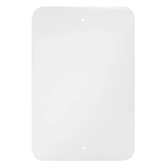 Alt view image 4 of 4 - 12 x 18 Metal Sign Blank, Print Ready White.040 Aluminum with Rounded Corners and Baked Enamel on Both Sides (5)