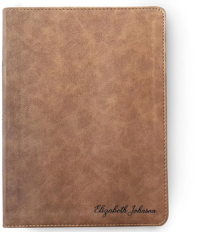 Main image of Personalized KJV Wide-Margin Bible with name Engraved, Custom Bible Engraved Name King James Version Christian Gift Baptism Gifts