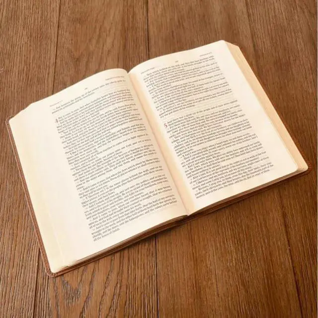 Alt view image 7 of 7 - Personalized KJV Wide-Margin Bible with name Engraved, Custom Bible Engraved Name King James Version Christian Gift Baptism Gifts