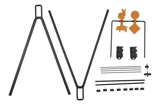 Alt view image 3 of 5 - EZ Aim Target Shooting Kit System by Allen, Customizable Target Shooting Set/Steel Gong Target (4 inch / 8 inch / 10 inch) / Mounting Steel Brackets for Shooting System