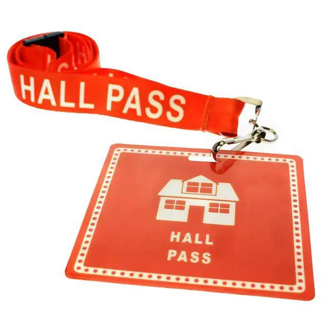 Alt view image 7 of 7 - Bulk 36 Pack - Student Hall Pass Lanyards with Unbreakable Card Passes & Safety Breakaway Lanyards (Hall, Bathroom, Library, Office & Nurse) - Classroom/School Supplies for Teachers by