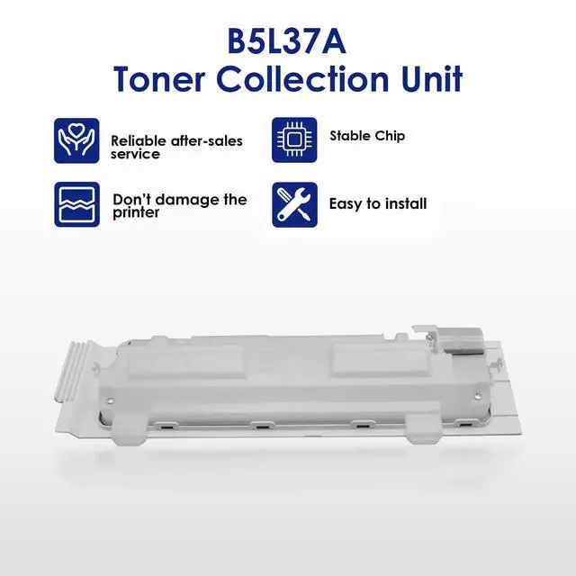 Alt view image 5 of 6 - B5L37A Compatible Toner Collection Unit Replacement for HP Color M552 M553 M554 M555 M577 B5L37-67901 (2 Pack)
