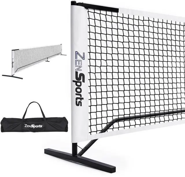 Main image of Portable Pickleball Net Set System with Metal Frame and 22FT Regulation Size Pickball Net with Carry Bag for Backyard, Driveways, Outdoor Game