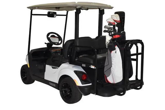 Alt view image 2 of 5 - Deluxe Nylon Golf Club Bag Attachment for Golf Cart Rear Flip Seat Kits