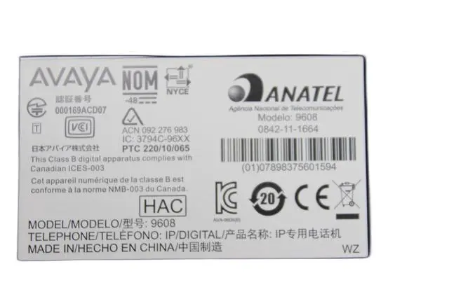 Alt view image 5 of 5 - IP Phone 9608G (700505424)