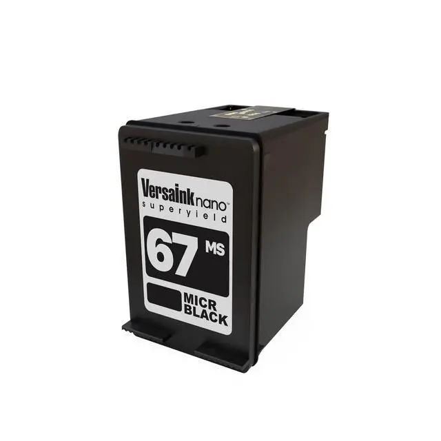 Alt view image 4 of 4 - Nano HP 67 MS MICR Black Ink Cartridge for Check Printing