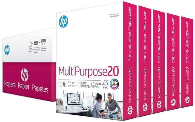 Main image of 115100 Multipurpose Paper, 96 Bright, 20 lb, Letter, White, 2500 Sheets/Carton