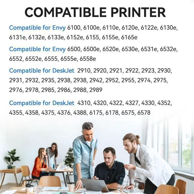 Alt view image 3 of 6 - High Yield 68e (68XL) Ink Cartridges Replacement for HP 68 Ink Cartridges Black/Color Comco Pack Compatible for HP Envy 6155e 6555e 6155 6100e 6500e 6555 6100 6500 Deskjet 4327 2923 2955 4355 Printer