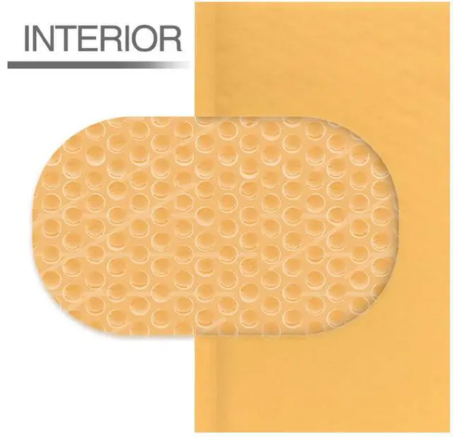 Alt view image 2 of 3 - #CD 7.25x8 Kraft Bubble Mailers Padded Shipping Envelopes (Pack of 500)