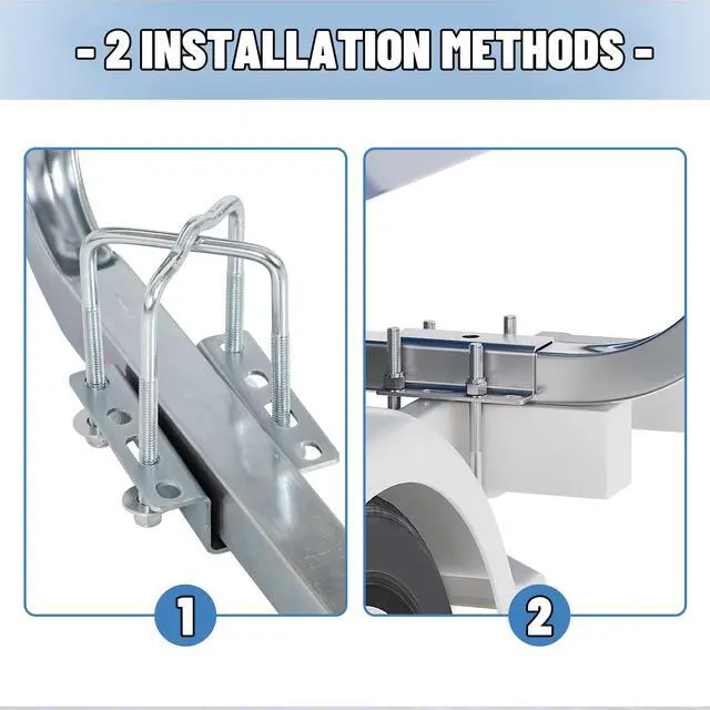 Alt view image 5 of 7 - Carpeted Boat Trailer Guide 2' Bunk Board Guide On Board Solid & Easy | Operation 75 Degree
