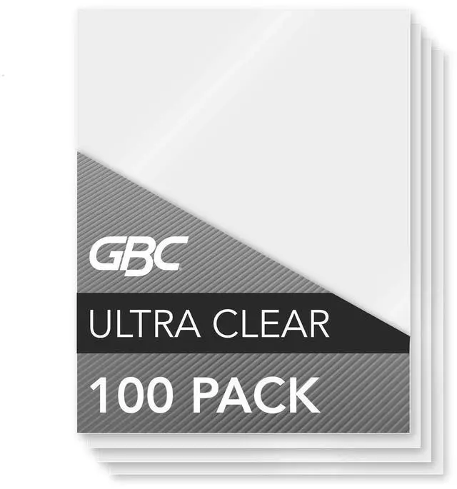 Main image of Swingline Thermal Laminating Sheets / Pouches, Letter Size, 5 Mil, Heat Seal Ultra Clear, 100-Count (3200654)