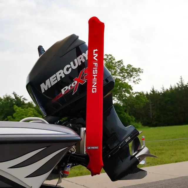 Main image of LIV Fishing Power-Pole Cover - Travel Cover for Power-Pole Blades - Snug Fit Protection - No Zipper or Hook-and-Loop Closure - Sporting Goods Accessory, Red, 10ft