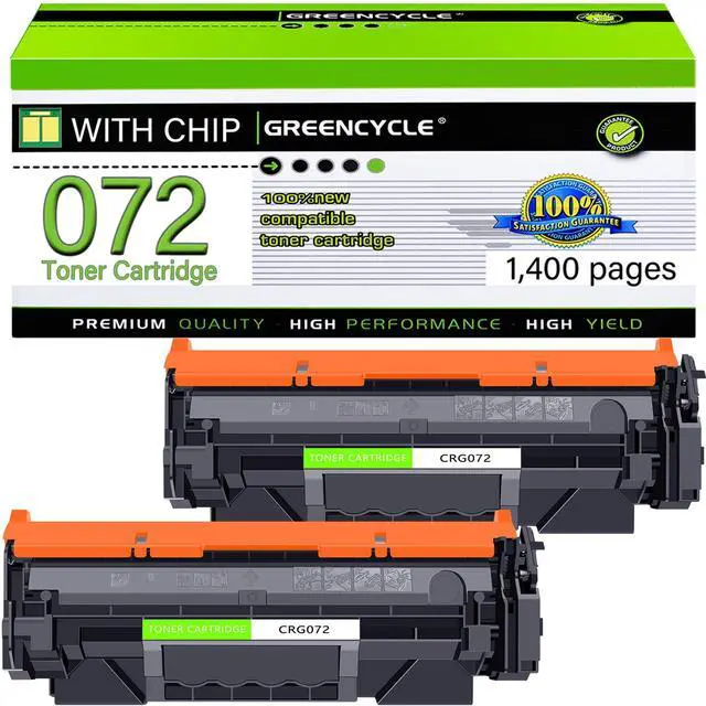 Main image of 2 Pack 072 CRG072 Black Compatible Toner Cartridge Replacement for Canon 072 Use with imageCLASS MF284dw MF287dw MF280 LBP170 LBP172dw MF289dw Series Printer