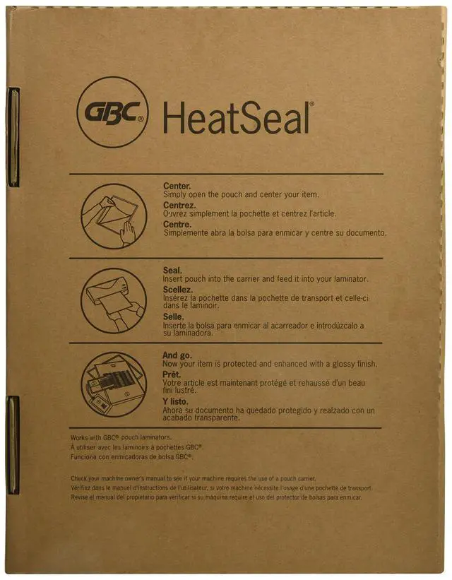 Alt view image 5 of 5 - Swingline Thermal Laminating Sheets / Pouches, Letter Size, 5 Mil, Heat Seal Ultra Clear, 100-Count (3200654)