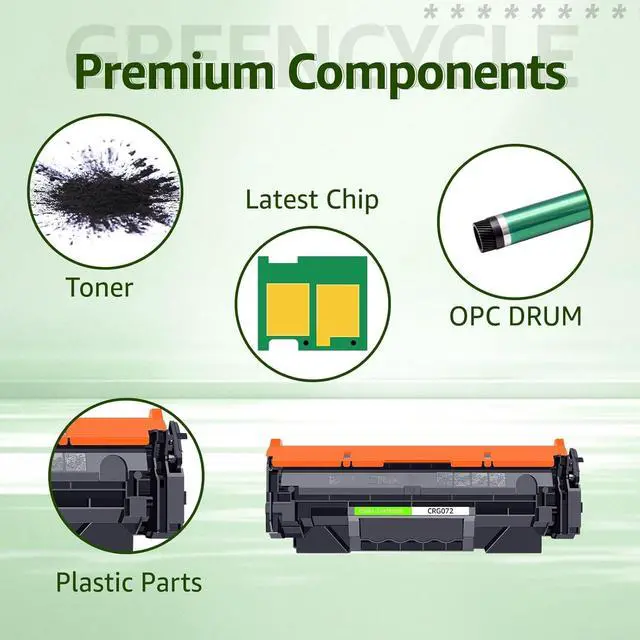 Alt view image 4 of 7 - 2 Pack 072 CRG072 Black Compatible Toner Cartridge Replacement for Canon 072 Use with imageCLASS MF284dw MF287dw MF280 LBP170 LBP172dw MF289dw Series Printer
