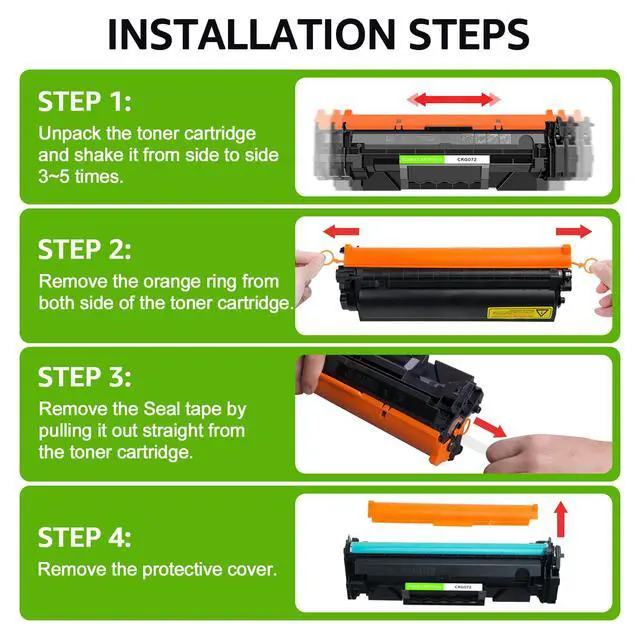 Alt view image 6 of 7 - 2 Pack 072 CRG072 Black Compatible Toner Cartridge Replacement for Canon 072 Use with imageCLASS MF284dw MF287dw MF280 LBP170 LBP172dw MF289dw Series Printer
