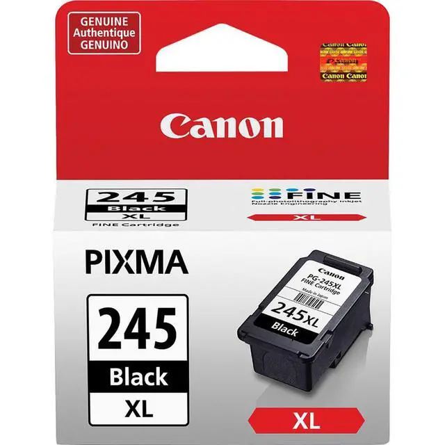 Alt view image 4 of 5 - 2 Pack PG-245 XL High Capacity Black Ink Cartridge for PIXMA MG Printers - 12ml