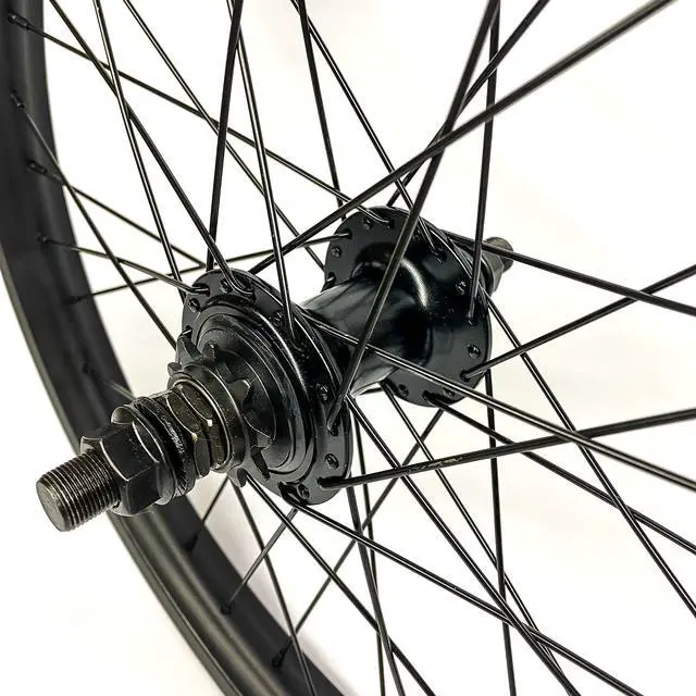 Alt view image 2 of 4 - Atom Series 20-Inch BMX Wheel - Black (Rear 14mm Axle)